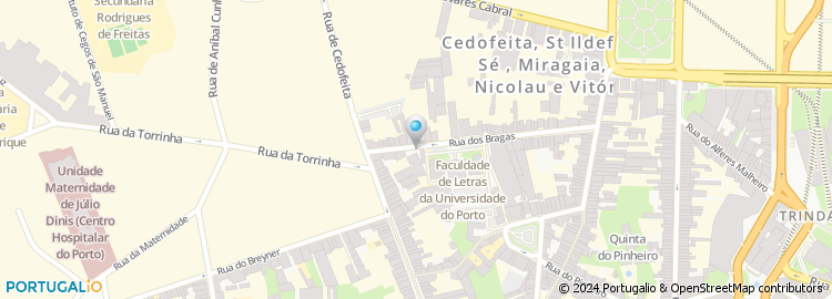 Mapa de Orfeão Universitario do Porto