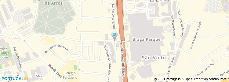 Mapa de Oro Vivo Ourivesarias, Braga Parque