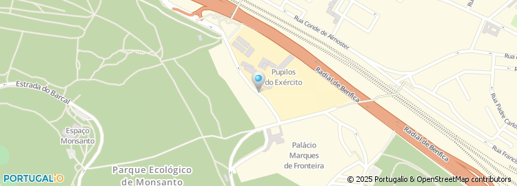 Mapa de Os Amigos da Fundação das Casas de Fronteira e Alorna