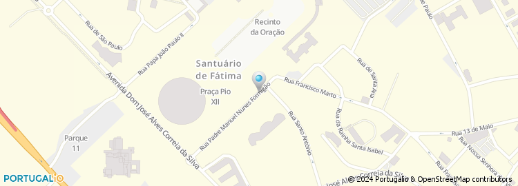 Mapa de Rua Cónego Nunes Formigão