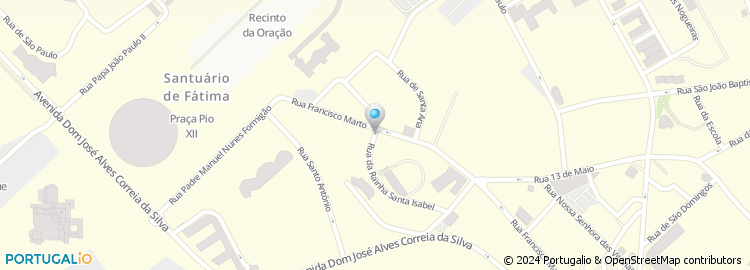 Mapa de Rua de Rainha Santa Isabel