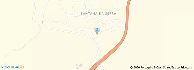 Mapa de Santana da Serra