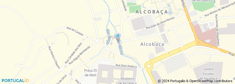 Mapa de Ourivesaria Alcobaça
