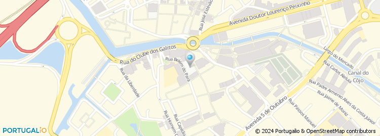 Mapa de Ouvir Centros Auditivos, Aveiro