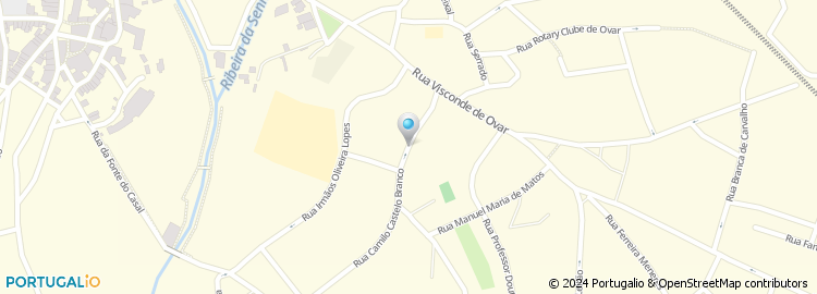 Mapa de Rua Camilo Castelo Branco