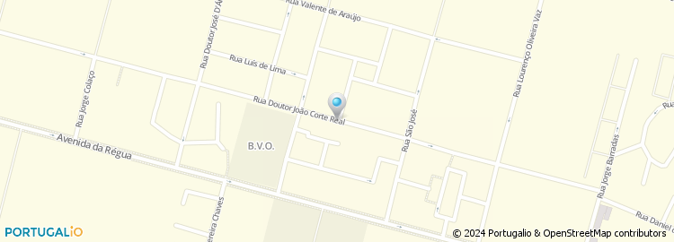 Mapa de Rua Doutor João Corte Real