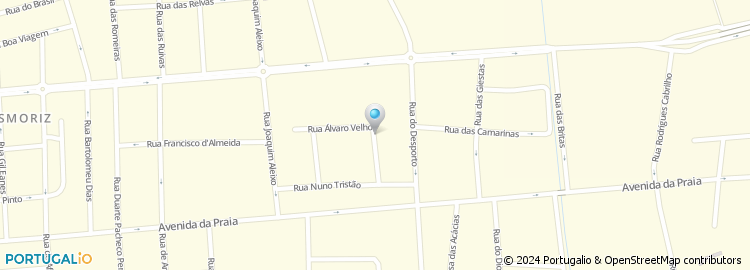Mapa de Rua Álvaro Velho