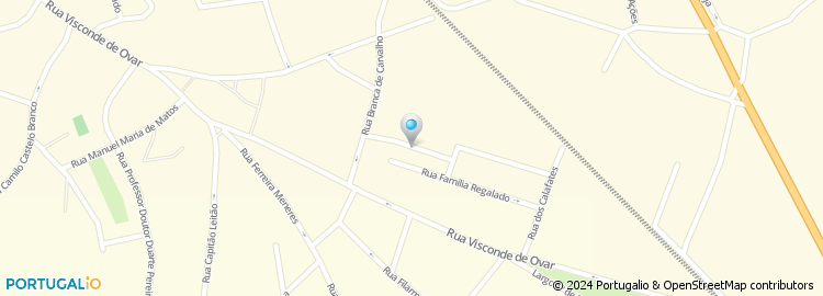 Mapa de Rua António Correia Batista