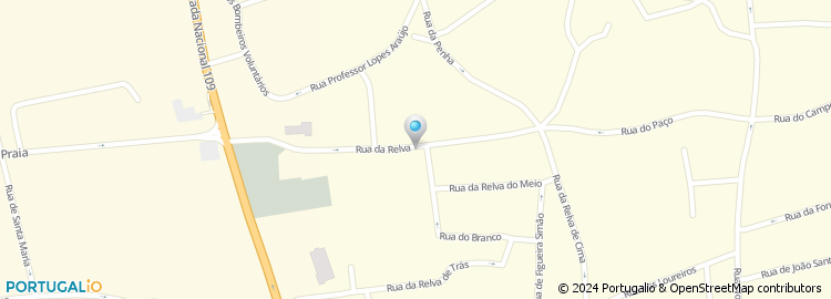 Mapa de Rua da Relva