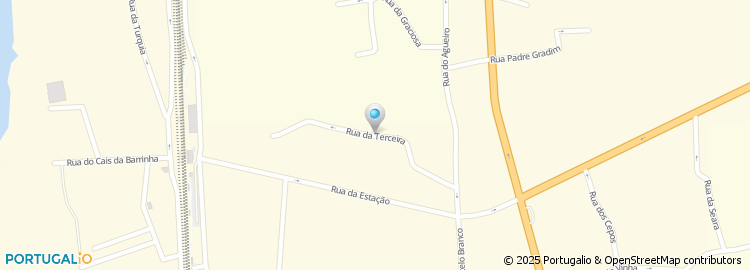 Mapa de Rua da Terceira