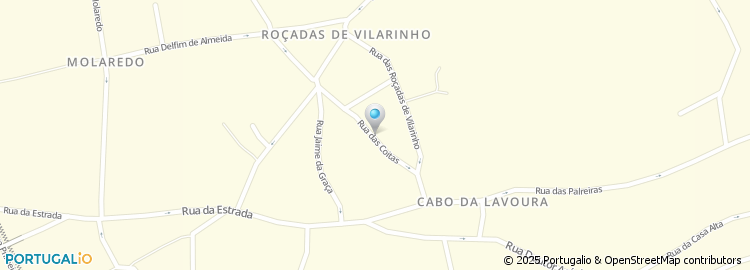 Mapa de Rua das Coitas