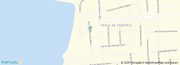 Mapa de Rua das Dunas