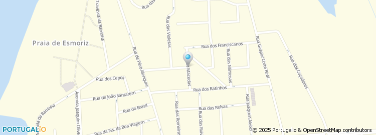 Mapa de Rua das Macedas