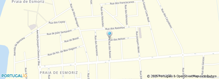 Mapa de Rua das Ruivas