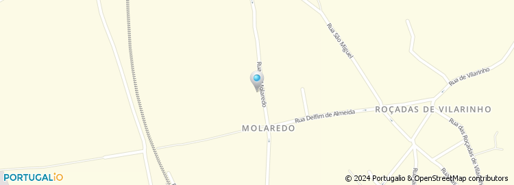 Mapa de Rua de Molaredo