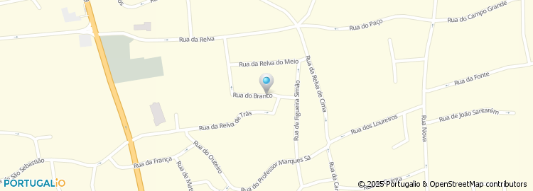 Mapa de Rua do Branco