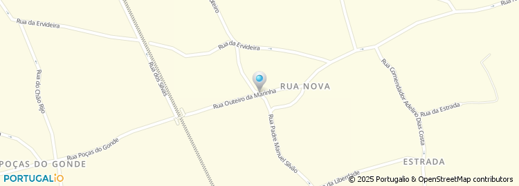 Mapa de Rua do Outeiro da Marinha