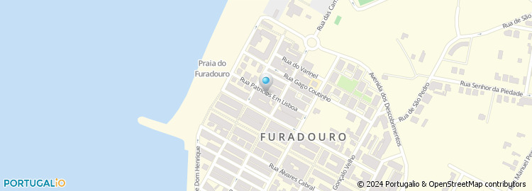 Mapa de Rua dos Patrícios Em Lisboa
