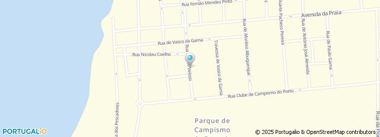 Mapa de Rua Fernão Veloso