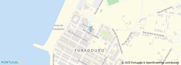 Mapa de Rua Gago Coutinho