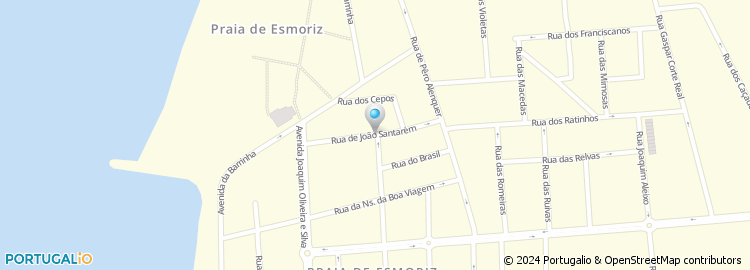 Mapa de Rua João de Santarém