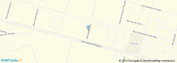 Mapa de Rua Jorge Colaço
