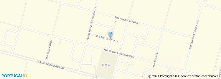 Mapa de Rua Luís de Lima