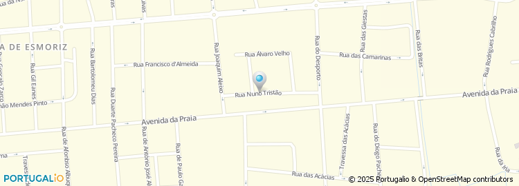 Mapa de Rua Nuno Tristão