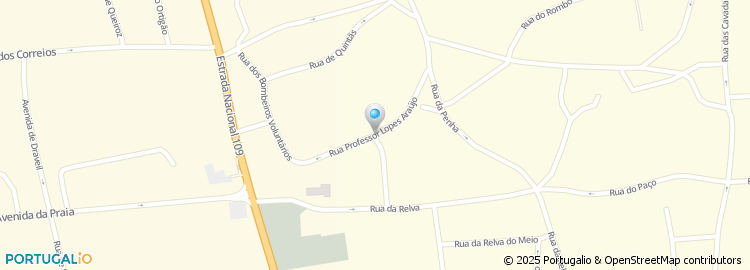Mapa de Rua Professor Lopes Araújo