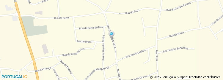 Mapa de Rua Relva de Cima