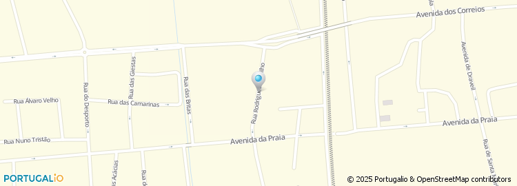 Mapa de Rua Rodrigues Cabrilho