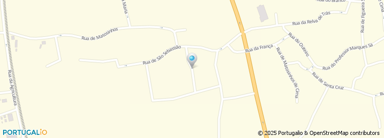 Mapa de Travessa da Senra