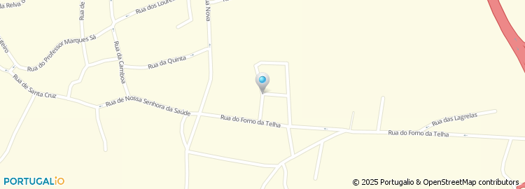 Mapa de Travessa Forno da Telha