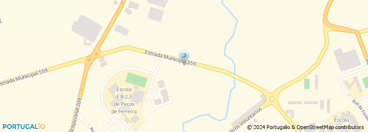 Mapa de Rua do Nova do Sistelo
