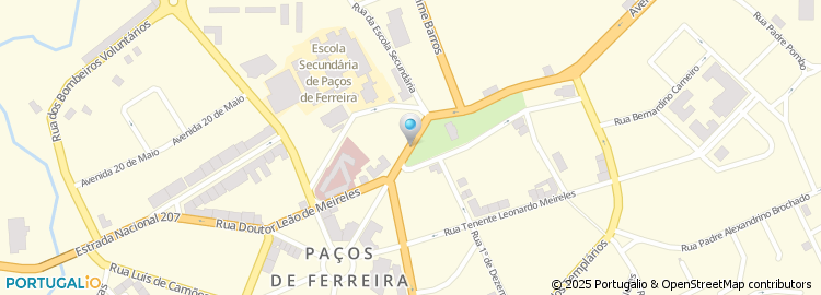 Mapa de Praça 25 de Abril
