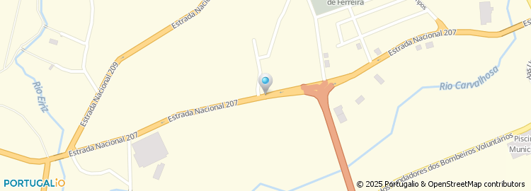 Mapa de Rua António de Matos