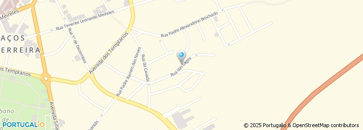 Mapa de Rua das Lages