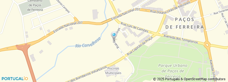 Mapa de Rua das Uveiras