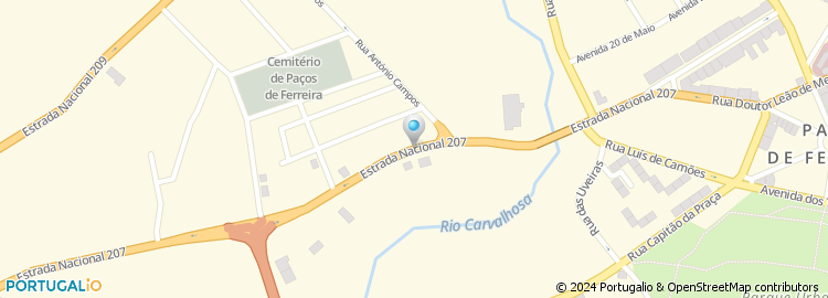 Mapa de Rua Doutor Queirós Ribeiro