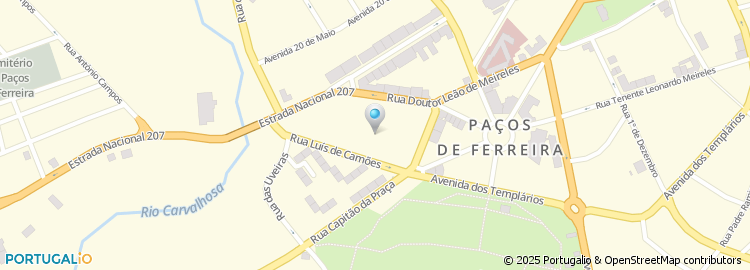 Mapa de Rua José Ferreira Martins