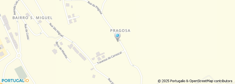 Mapa de Padaria da Pragosa - Sociedade Unipessoal Lda