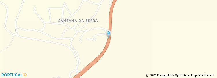 Mapa de Padaria de Santana da Serra, Lda