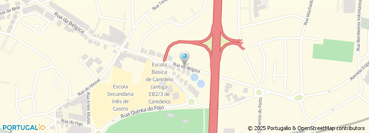 Mapa de Padaria Flor de Canidelo, Lda