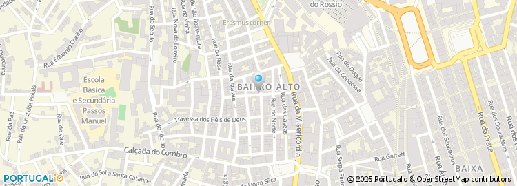 Mapa de Paginas Tantas - Soc. de Restaurantes, Lda