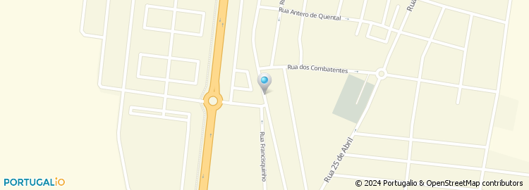Mapa de Rua da Estremadura