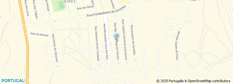 Mapa de Rua Agostinho Pereira