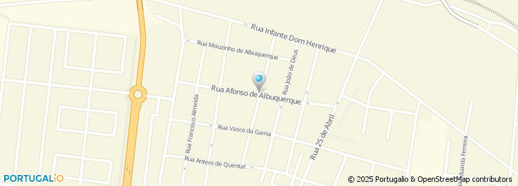 Mapa de Rua Almeida Garrett