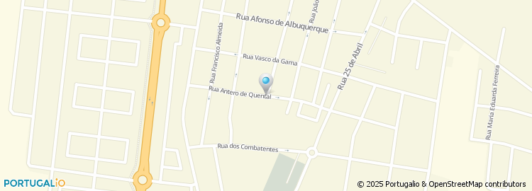 Mapa de Rua Antero de Quental