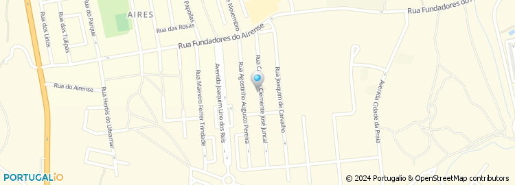 Mapa de Rua Capitão Clemente José Juncal