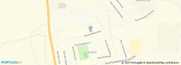 Mapa de Rua de Aljubarrota